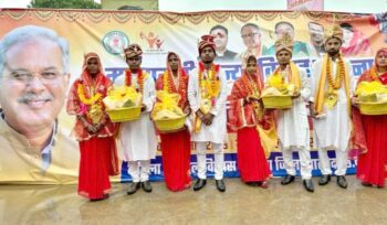 Bestow Blessings: Marriage of 53 couples completed in Pateli under the Chief Minister Kanya Vivah Yojana