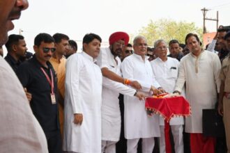 Raipur Breaking: CM Baghel inaugurated Fafadih Railway Under Bridge, Home Minister and other public representatives were present…