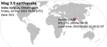 Earthquake In Chhattisgarh: Strong tremors of earthquake in Ambikapur division of Chhattisgarh