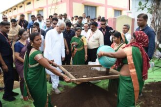 CM Bhupesh: Chief Minister Bhupesh Baghel reached Hanchalpur Gothan, here he entered Gothan after worshiping Chhattisgarh Mahtari