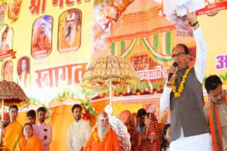 Mahalaxmi Narayan Yagya: Chief Minister participated in Mahalaxmi Narayan Yagya at Amon in Sehore district, interest of defaulter farmers will be paid by the state government