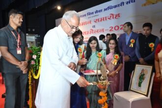 स्नेह सम्मेलन 2023: Chief Minister Bhupesh Baghel reached Medical College Auditorium