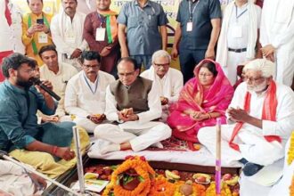 Micro Irrigation Project: Chief Minister Shivraj did ground-worship for the conservation and restoration work of Kolgarhi