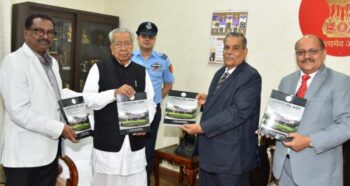 Annual Report : Chief Lokayukta TP Sharma handed over the annual report to Governor Harichandan