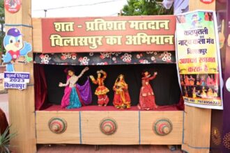 Chunai Tihar 2023: Puppet dance became center of attraction, voting message given to voters through interesting dances