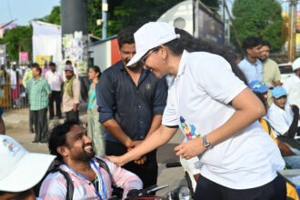 Walkathon-2023: Raipur will run, Raipur will vote...Raipur ran for voter awareness on Marine Drive