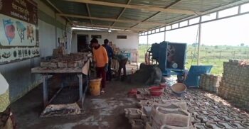 DANIKOKDI: Youth are getting employment from Paver Block Unit of Danikokdi.