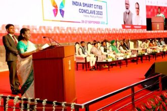 Indian Smart City Conclave 2023: President participated in the Indian Smart City Conclave 2023 held in Indore...Congratulations to Madhya Pradesh on getting the country's best award.