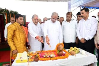 Nava Raipur: Traders happy with 'Commercial Hub'... Slogans of Jai Vyapar echoed... CM laid the foundation stone