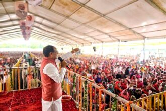 MP CM in Raisen: Chief Minister Shivraj Chauhan addressed the meeting in Begumganj... New tehsils Bamhori and Sultanganj will be formed in Raisen district.