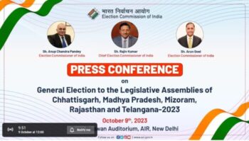 Election Commission PC LIVE: Press conference of Election Commission regarding elections in 5 states