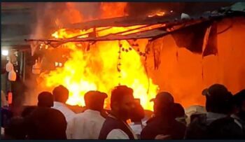 Horrific Fire Breaking: A massive fire broke out in a kerosene shop…fire brigade on the spot…see horrifying back 2 back VIDEO