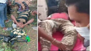 Polling Party: First election violence in Bastar…employees and soldiers in the grip of IED