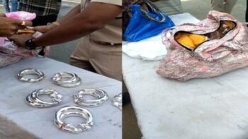 BIG RECOVER: Big news…! A lot of hair including silver bracelets, coins, anklets and chains kept coming out of the bag…see VIDEO