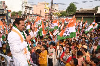 Vikas Upadhyay: Crowd gathered in Vikas rally