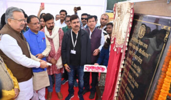 Beautification of Zero Point Chowk: Chief Minister Vishnu Dev Sai inaugurated the beautification works of Zero Point Chowk near the Assembly.