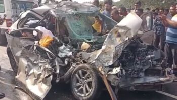 Again BIG Road Accident: Big news from Janjgir-Champa…! A horrific road accident on Sunday morning…5 including bride and groom died…watch painful VIDEO