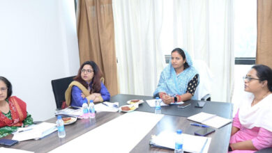 Review of Departmental Work: Women and Child Development Minister Lakshmi Rajwade reviewed the departmental work.